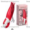 Vibrador Flower Power con alas de estimulacion y carga USB